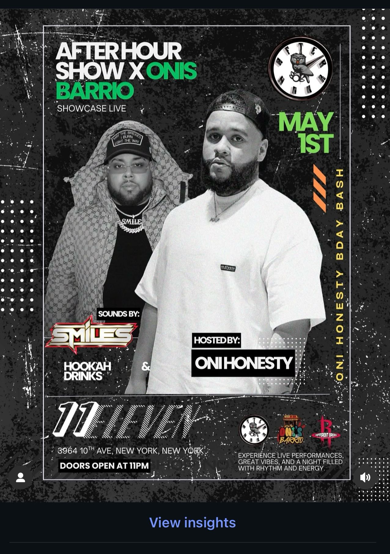 Buy tickets for AFTERHOUR SHOW X ONIS BARRIO AFTERHOUR SHOW X ONIS BARRIO